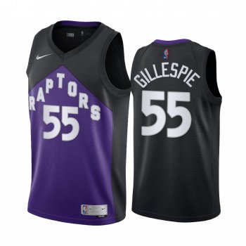 Freddie Gillespie Toronto Raptors 2021 Earned Edition Black #55 Jersey