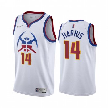 2020-21 Denver Nuggets Gary Harris Earned Edition White #14 Jersey