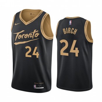 Khem Birch Toronto Raptors 2021 Earned Edition Black #24 Jersey