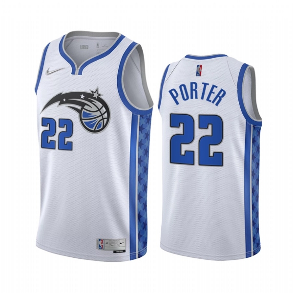 Otto Porter Orlando Magic White Earned Edition 2021 Trade Jersey