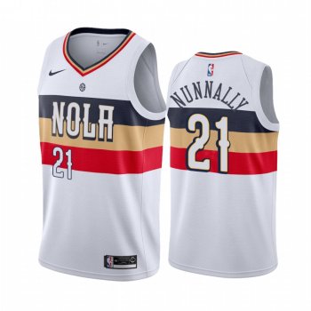 James Nunnally New Orleans Pelicans 2021 White Earned Edition Jersey