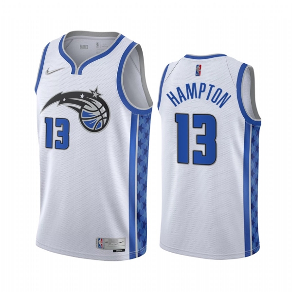 RJ Hampton Orlando Magic Earned Edition White #13 Jersey 2021 Trade