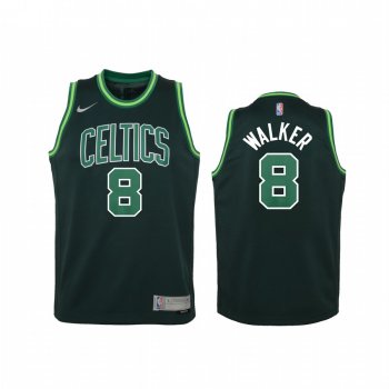 Youth Boston Celtics Kemba Walker 2021 Earned Edition Green Jersey Swingman #8