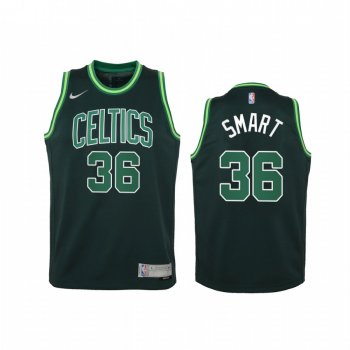 Youth Marcus Smart Boston Celtics 2021 Earned Edition Green Jersey