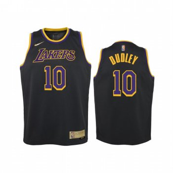 Youth Jared Dudley Los Angeles Lakers 2021 Earned Edition Black Jersey Swingman