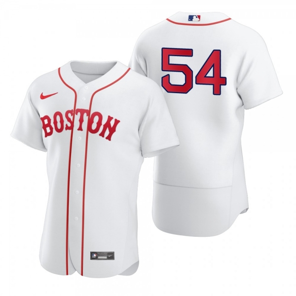 Men's Boston Red Sox Martin Perez White 2021 Patriots' Day Authentic Jersey