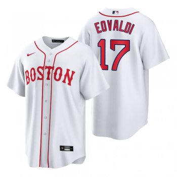 Boston Red Sox Nathan Eovaldi White 2021 Patriots' Day Replica Jersey