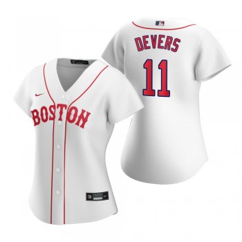 Women's Boston Red Sox Rafael Devers White 2021 Patriots' Day Replica Jersey