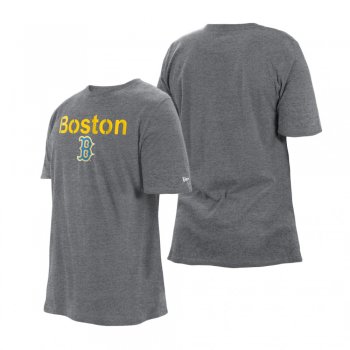 Boston Red Sox Heathered Gray 2021 City Connect T-Shirt