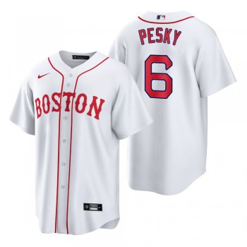 Boston Red Sox Johnny Pesky White 2021 Patriots' Day Replica Jersey