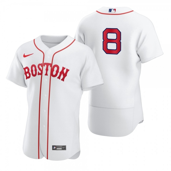 Men's Boston Red Sox Carl Yastrzemski White 2021 Patriots' Day Authentic Jersey