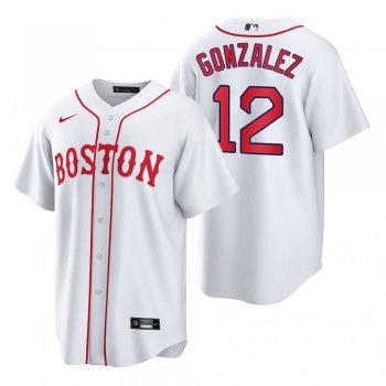 Boston Red Sox Marwin Gonzalez White 2021 Patriots' Day Replica Jersey