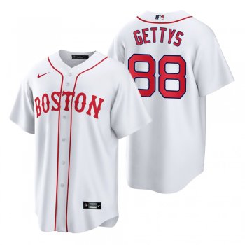 Boston Red Sox Michael Gettys White 2021 Patriots' Day Replica Jersey