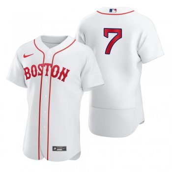 Men's Boston Red Sox Trot Nixon White 2021 Patriots' Day Authentic Jersey