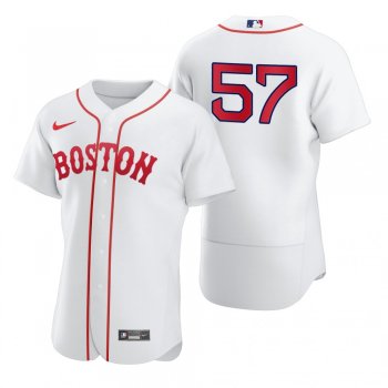 Men's Boston Red Sox Eduardo Rodriguez White 2021 Patriots' Day Authentic Jersey