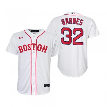 Youth Boston Red Sox Matt Barnes Nike White 2021 Patriots' Day Replica Jersey