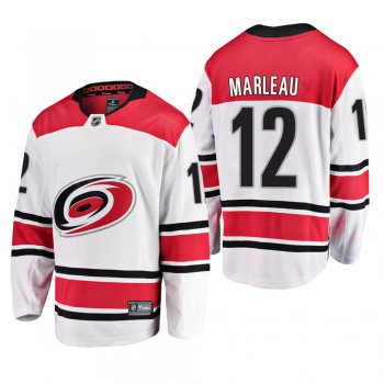 Carolina Hurricanes Patrick Marleau #12 Breakaway Player Away White Jersey