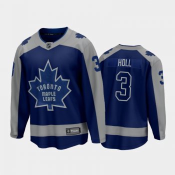 Men's Toronto Maple Leafs Justin Holl #3 Special Edition Blue 2021 Jersey