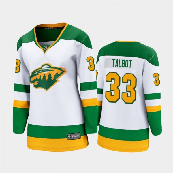 Women's 2021 Minnesota Wild Cam Talbot #33 Special Edition Jersey - White