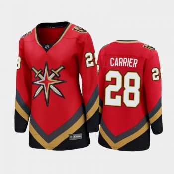 Women's 2021 Vegas Golden Knights William Carrier #28 Special Edition Jersey - Red