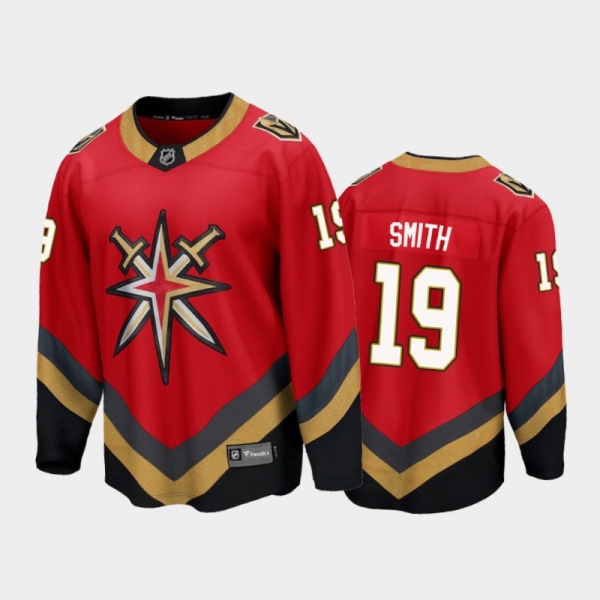 Men's Vegas Golden Knights Reilly Smith #19 Special Edition Red 2021 Jersey