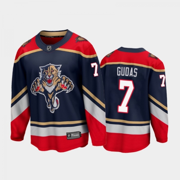 Men's Florida Panthers Radko Gudas #7 Special Edition Blue 2021 Jersey