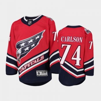 Youth Washington Capitals John Carlson #74 Special Edition 2021 Red Jersey