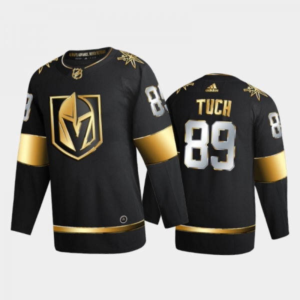 Vegas Golden Knights Alex Tuch #89 2020-21 Golden Edition Black Limited Authentic Jersey