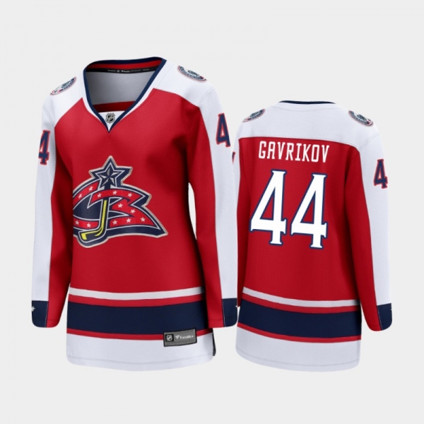 Women Columbus Blue Jackets Vladislav Gavrikov #44 2021 Special Edition Jersey - Red