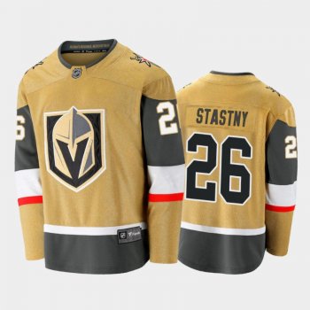 Vegas Golden Knights Paul Stastny #26 Alternate Gold 2020-21 Premier Jersey