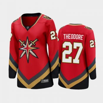 Women's 2021 Vegas Golden Knights Shea Theodore #27 Special Edition Jersey - Red