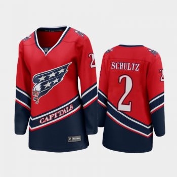 Women's 2021 Washington Capitals Justin Schultz #2 Special Edition Jersey - Red