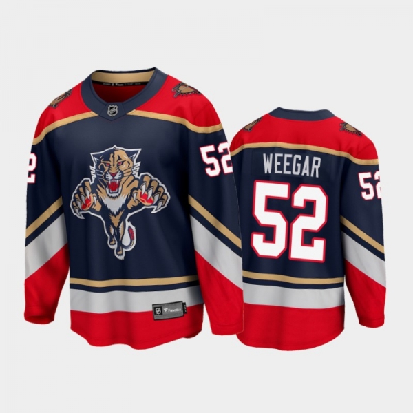 Men's Florida Panthers MacKenzie Weegar #52 Special Edition Blue 2021 Jersey