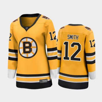 Women Boston Bruins Craig Smith #12 2021 Special Edition Jersey - Gold