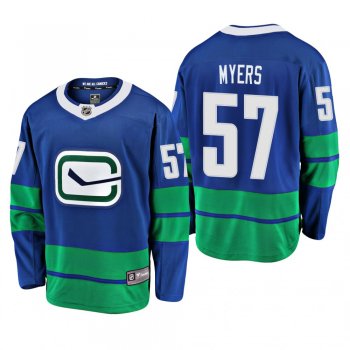 Vancouver Canucks Tyler Myers #57 Alternate Breakaway Player Blue Jersey