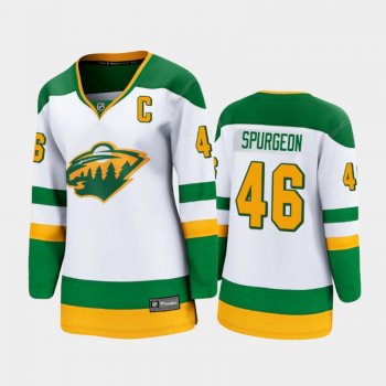 Women's 2021 Minnesota Wild Jared Spurgeon #46 Special Edition Jersey - White