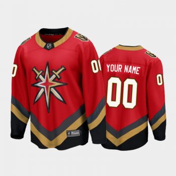 Men's Vegas Golden Knights Custom #00 Special Edition Red 2021 Jersey