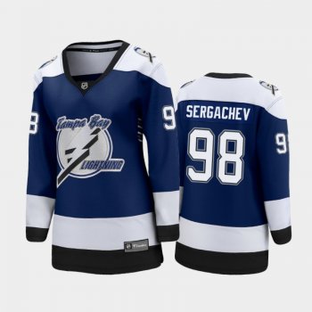 Women's 2021 Tampa Bay Lightning Mikhail Sergachev #98 Special Edition Jersey - Blue