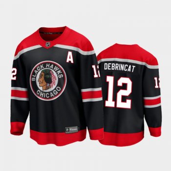 Men's Chicago Blackhawks Alex DeBrincat #12 Special Edition Black 2021 Breakaway Jersey