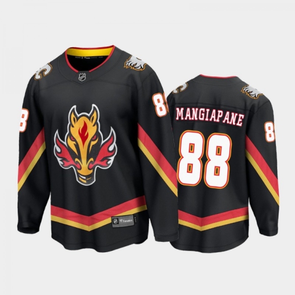 Men's Calgary Flames Andrew Mangiapane #88 Special Edition Black 2021 Breakaway Jersey