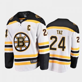 Men's Boston Bruins Terry O'Reilly #24 Away Retired Player Nikename White Jersey