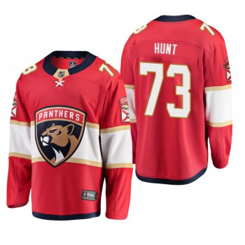 Dryden Hunt #73 Florida Panthers Breakaway Home Red Player Discount Jersey