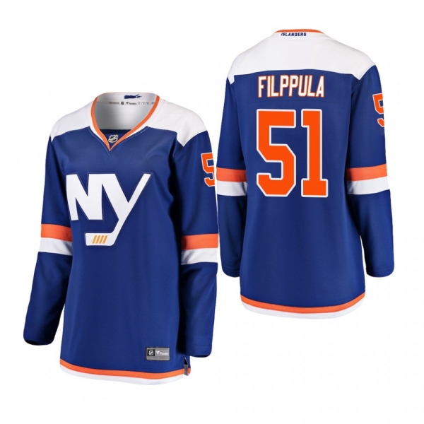 Women's Valtteri Filppula #51 New York Islanders 2018-19 Alternate Fanatics Breakaway Blue Bargain Jersey