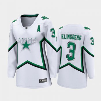 Women Dallas Stars John Klingberg #3 2021 Special Edition Jersey - White