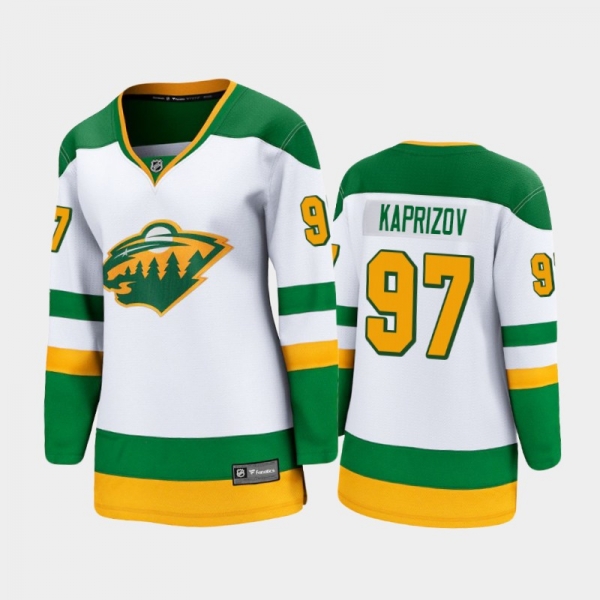 Women's 2021 Minnesota Wild Kirill Kaprizov #97 Special Edition Jersey - White