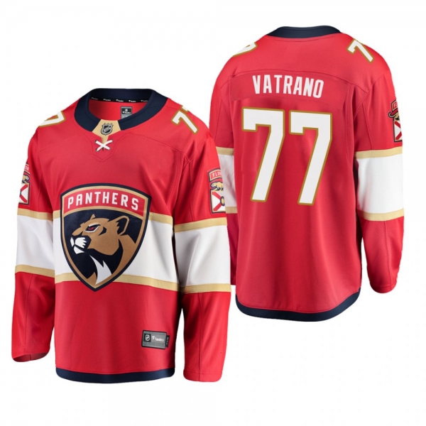 Florida Panthers Frank Vatrano #77 Home Breakaway Player Red Jersey