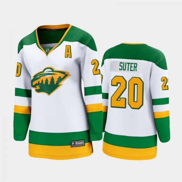 Women's 2021 Minnesota Wild Ryan Suter #20 Special Edition Jersey - White