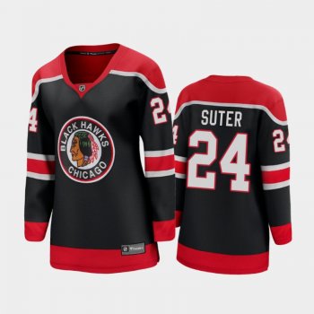 Women Chicago Blackhawks Pius Suter #24 2021 Special Edition Jersey - Black