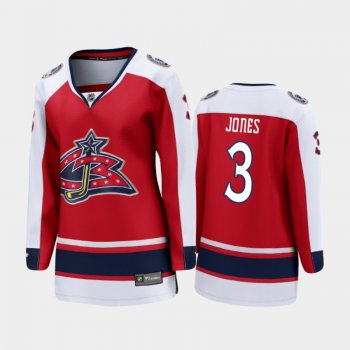 Women Columbus Blue Jackets Seth Jones #3 2021 Special Edition Jersey - Red