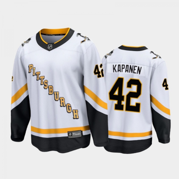 Men's Pittsburgh Penguins Kasperi Kapanen #42 Special Edition White 2021 Jersey